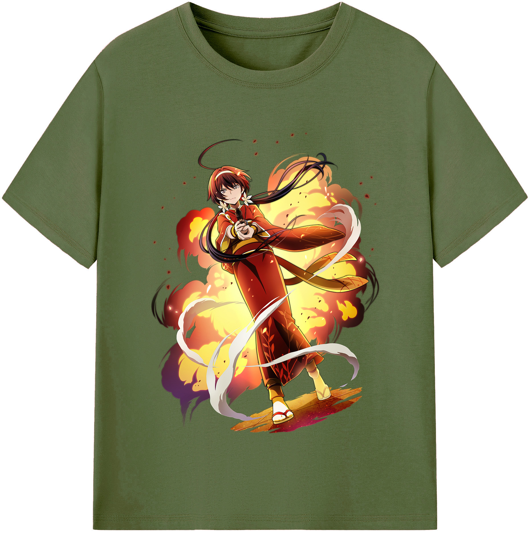 （画像用） 文豪ストレイドッグス Bungo Stray Dogs 綿100％半袖Tシャツ（フロントプリント）